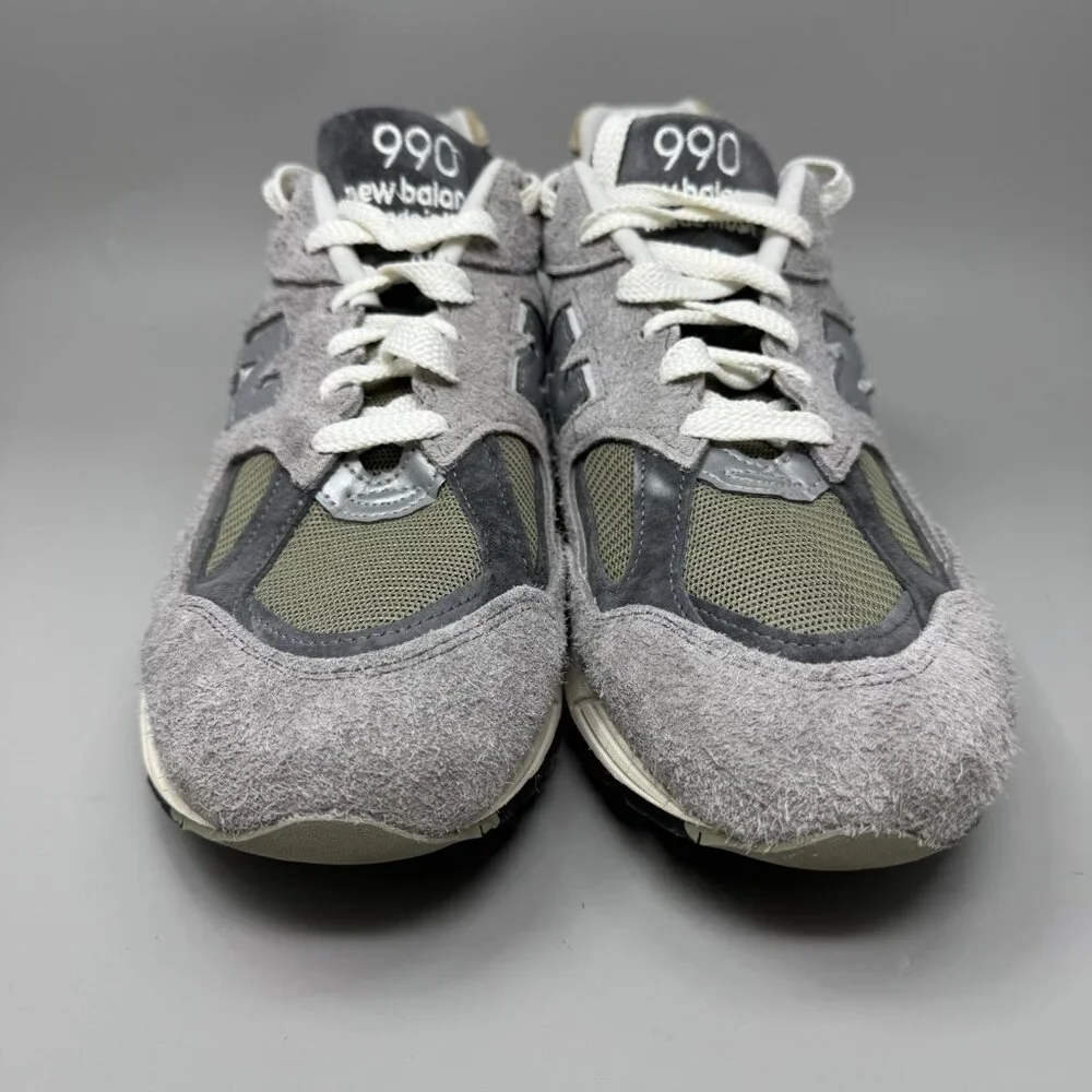 New Balance Teddy Santis 990v2 Men's Size 14 Gray Lace Up Athletic Running Shoes
